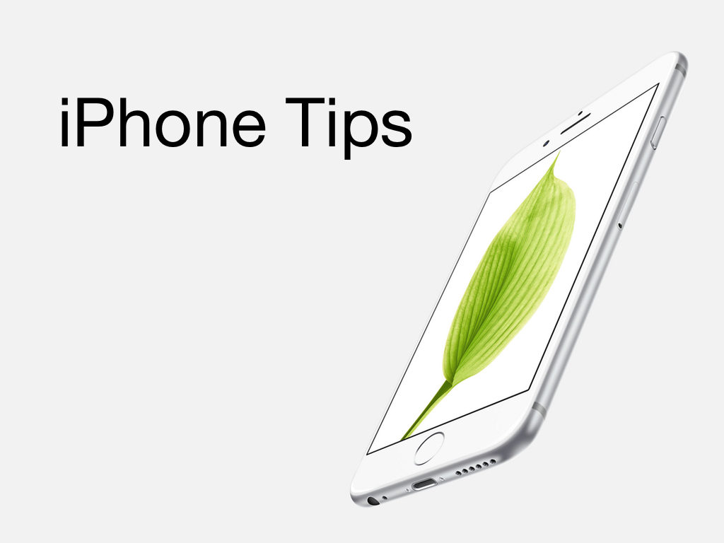 iPhone Tips 便利な小技