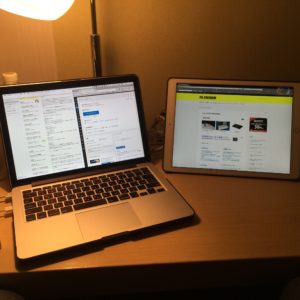 Macbook Pro と iPad Pro 12.9
