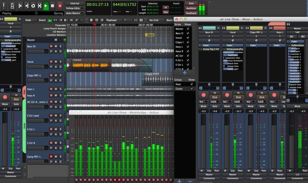 Ardour は Linux の DAW