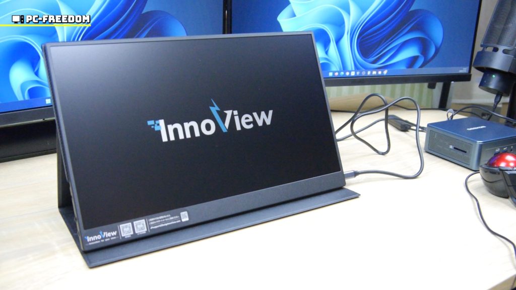 InnoView INVPM406 | 普通だけど普通じゃない!? 15.6インチポータブルでもVESA 対応で壁掛け可能！IPS Full-HD モニター